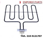 Αντίσταση γκριλ (2400watt, 220volt) άνω φούρνου κουζίνας KUPPERSBUSCH